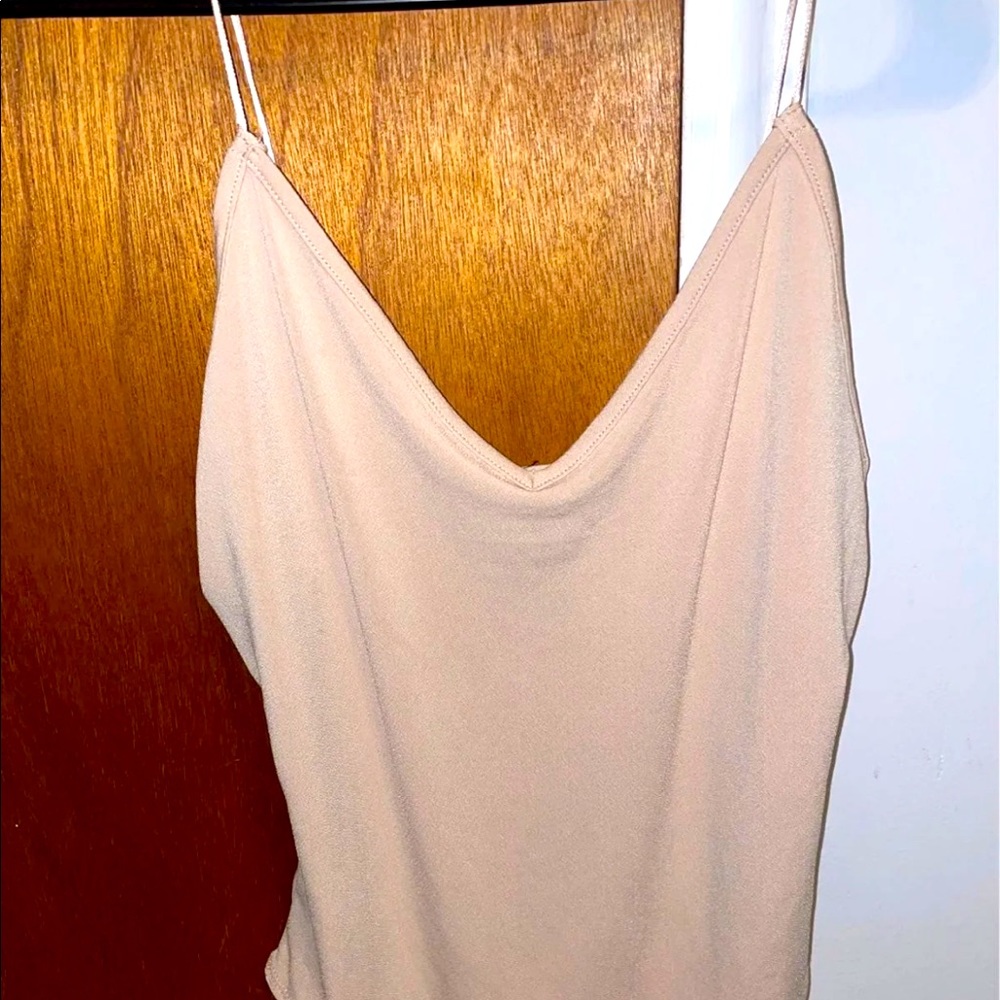 Tan forever 21 body suit